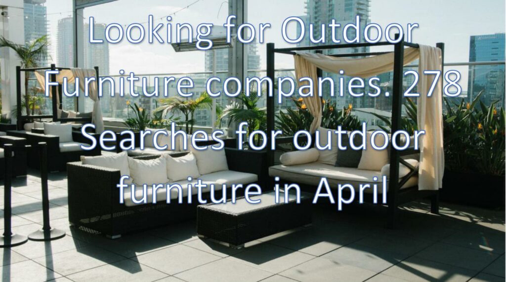 outdoor furniture